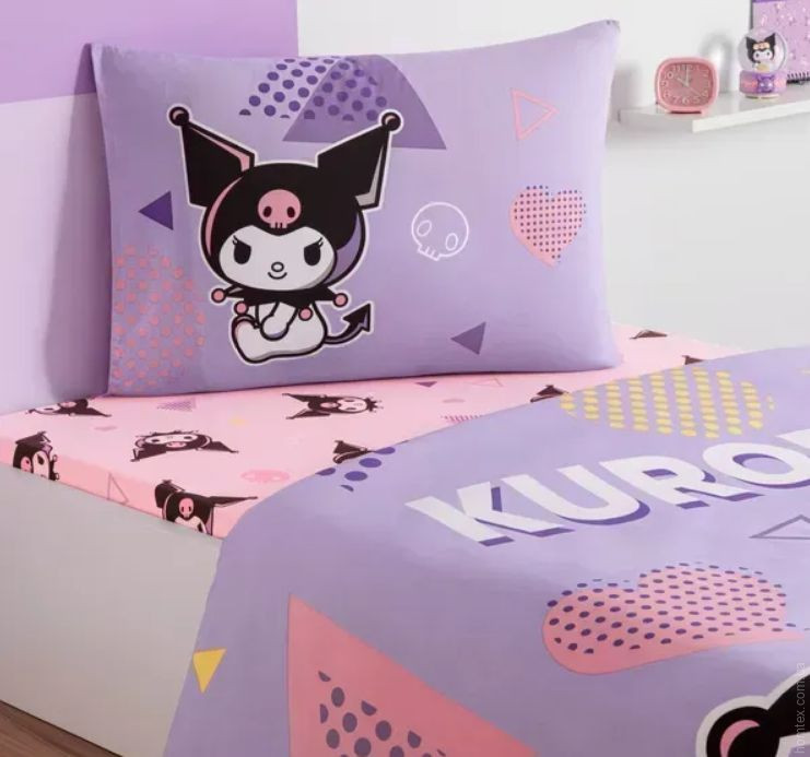 Постельное белье TAC Disney Kuromi Pretty детский