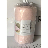 Махровая простынь на резинке Maison D'or pink 180x200 см с наволочками