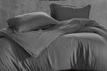 Постільна білизна La Maison муслін Anasta charcoal євро