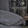 Постельное белье La Maison муслин Anasta charcoal евро