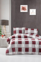 Постельное белье Cotton Collection фланель модель 52 полуторное