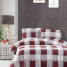 Постельное белье Cotton Collection фланель модель 52 полуторное
