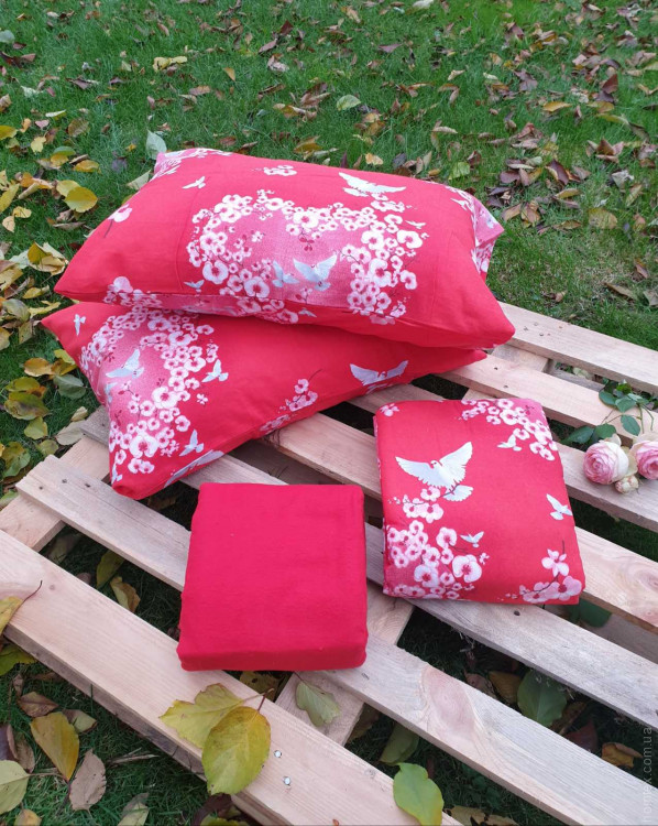 Постільна білизна фланель Cotton Star євро, модель 30