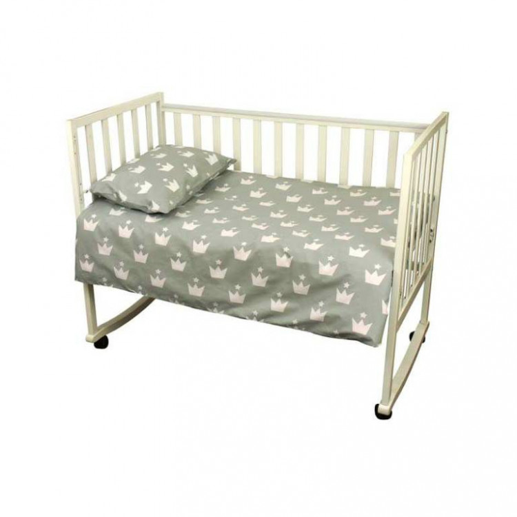 Постельное белье в детскую кроватку Руно "10-0424 Grey"
