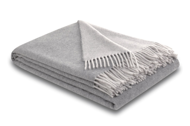 Плед Biederlack Plaid silver-stone 130x170 см