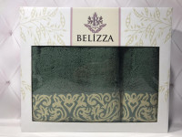 Набор махровых полотенец Belizza из 2 штук 50x90 см+70x140 см, модель 10