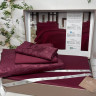 Постільна білизна Belizza Lisa Bordo сатин-жаккард євро