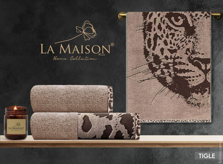Набор полотенец La Maison Tigle 1 из 3 шт. 30х50 см+ 50х90 см +70x140 см с парфюмом