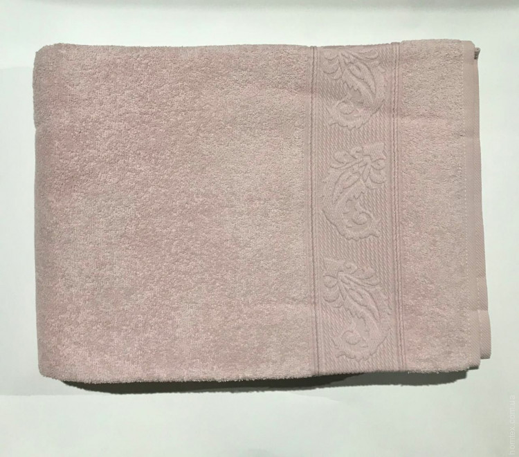 Махровая простынь - Пике Sikel Cotton 200x220 см розовый