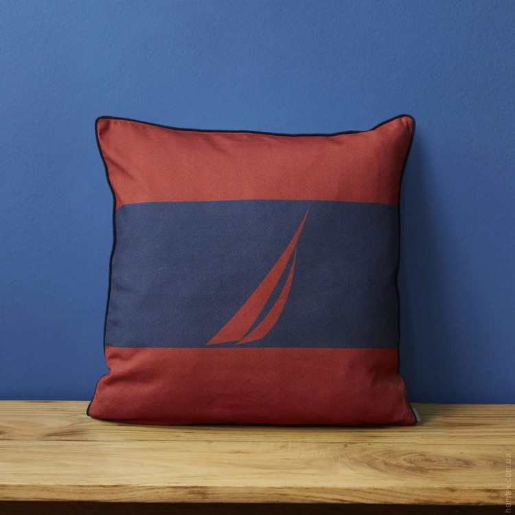 Подушка декоративная Nautica Home Sail kirmizi (красная) 45х45 см