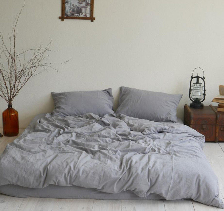 Постільна білизна La Modno Gray Stonewashed євро