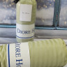 Сатинове простирадло на гумці Diore Home 160x200+30 см з наволочками оливкова