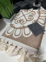 Полотенце Pestemal Sikel Mandala 100x150 см коричневое