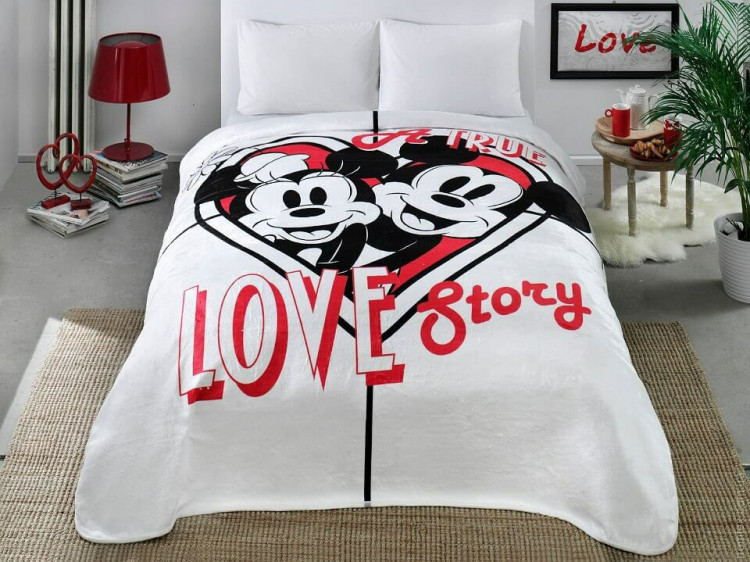 Плед TAC Disney Minnie Mickey 220x240 см