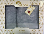 Набор полотенец Arya Touch светло-голубой 50х90 см + 70x140 см