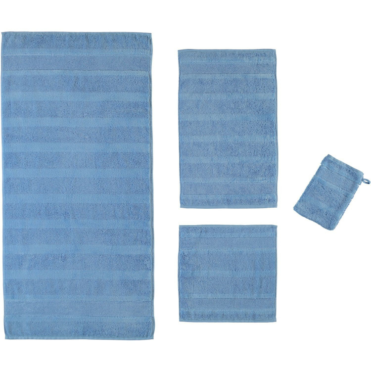 Полотенце Cawo Noblesse Uni 2 1002-188 mittelblau 50х100 см 