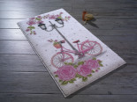 Килимок для ванної Confetti Romantic bike pembe 50x57 см