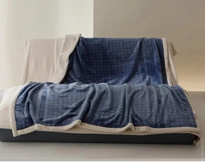 Плед велюровый двуслойный Home Textile 200x230 см, модель 8