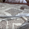 Покривало жакардове Moda Box Naz kahve 240x260 см з наволочками