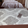 Покривало жакардове Moda Box Naz kahve 240x260 см з наволочками