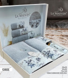 Набор полотенец La Maison Sage из 3 шт. 30х50 см + 50х90 см + 70х140 см с парфюмом