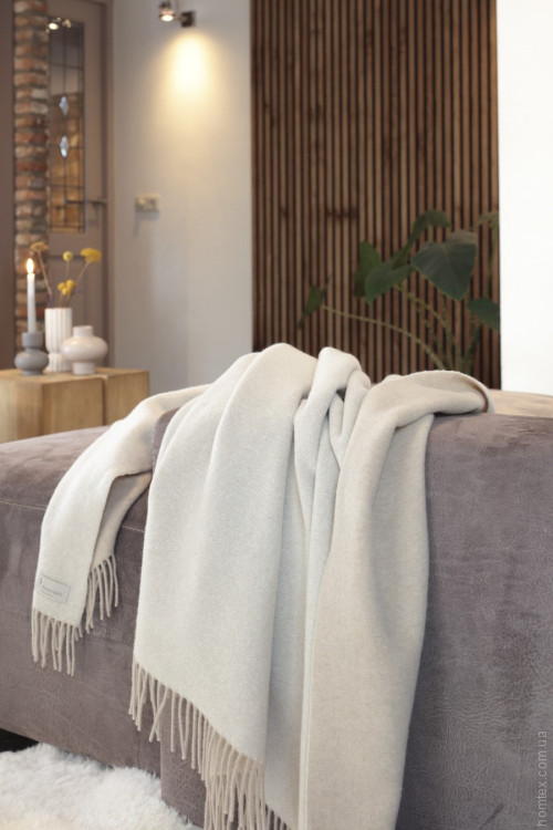 Плед Biederlack Plaid Nature-Beige 130x170 см