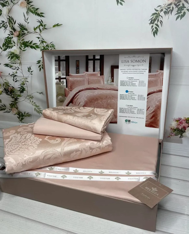 Постельное белье Belizza Lisa Somon сатин-жаккард евро