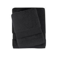 Полотенце Lotus Home Pearl черный 50х90 см