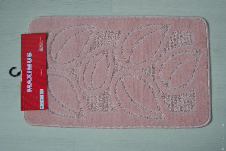 Коврик для ванной Maximus Flora pembe (розовый) 50x80 см