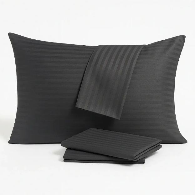 Наволочка U-tek Home Stripe Boston Iron Grey 60х60 см