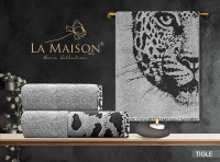 Набір рушників La Maison Tigle 2 з 3 шт. 30х50 см+ 50х90 см +70x140 см з парфумом
