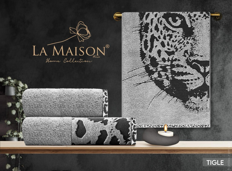 Набір рушників La Maison Tigle 2 з 3 шт. 30х50 см+ 50х90 см +70x140 см з парфумом