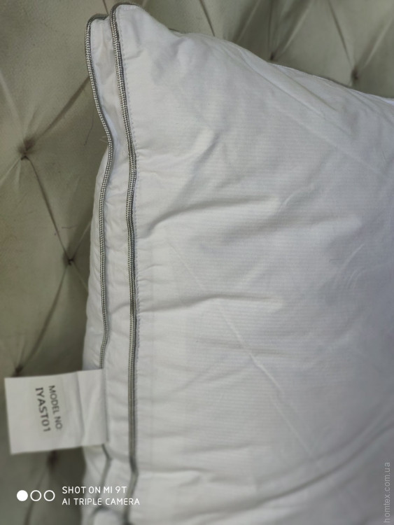 Подушка Bio Cotton 50х70 см з подвійним кантом