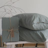 Набор простынь La Modno 160x200+30 см на резинке с наволочками 50х70 см Stonewashed French green Набор простынь La Modno 160x200+30 см на резинке с наволочками 50х70 см Stonewashed French green