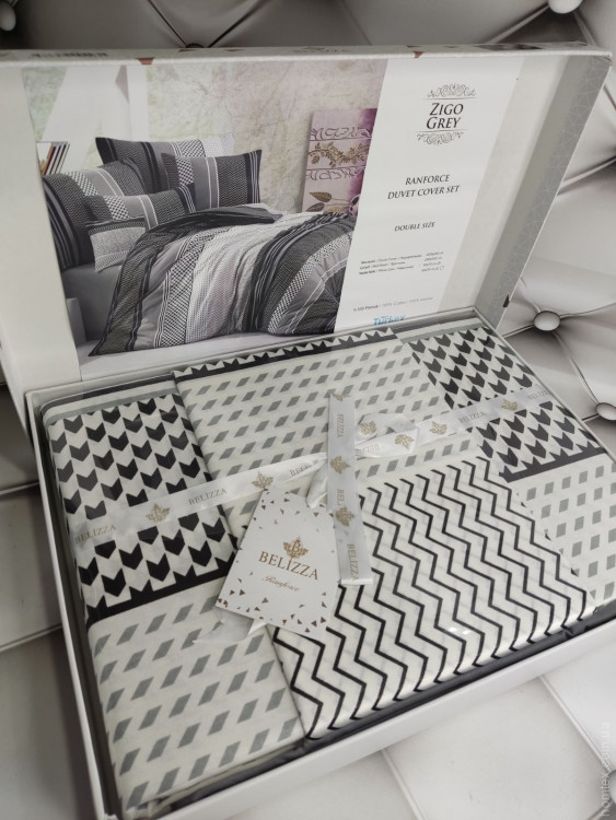 Постільна білизна Belizza Zigo Grey євро