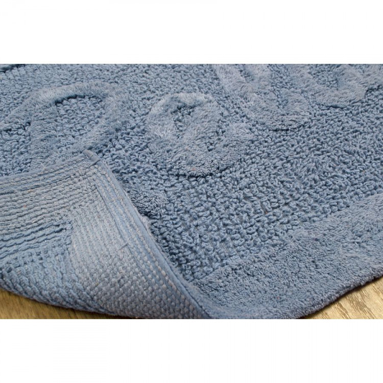 Килимок для ванної Irya Olwen blue блакитний 50x80 см