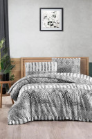Постельное белье Cotton Collection фланель модель 54 полуторное