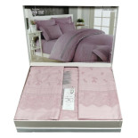 Постельное белье Maison D'or Jndila Simone rose евро