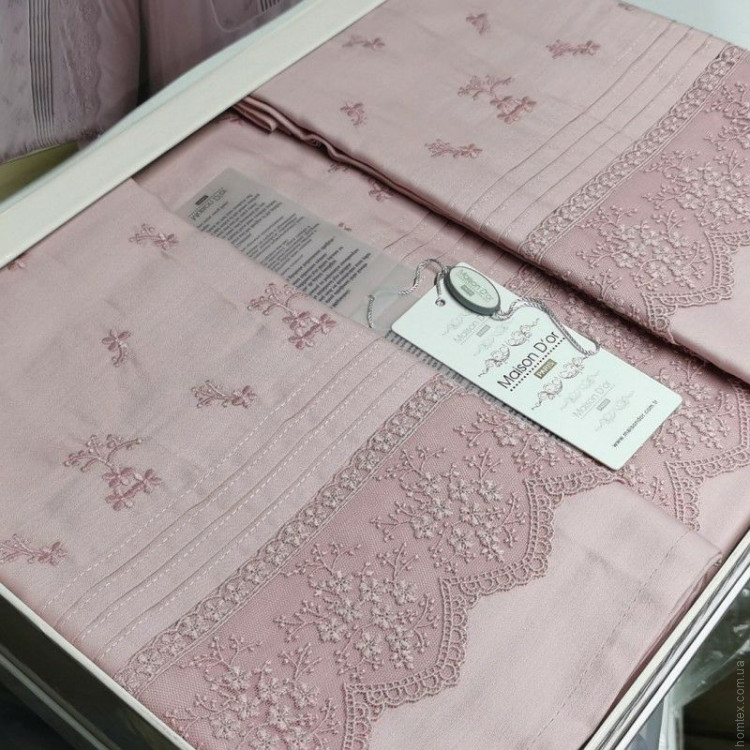Постельное белье Maison D'or Jndila Simone rose евро