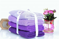 Набор полотенец Hobby RAINBOW Lila фиолетовый 50x90 см из 4-х шт.