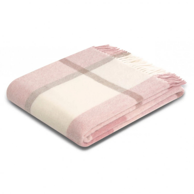 Плед Biederlack Plaid Bergamo rose 130x170 см 