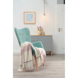 Плед Biederlack Plaid Bergamo rose 130x170 см 
