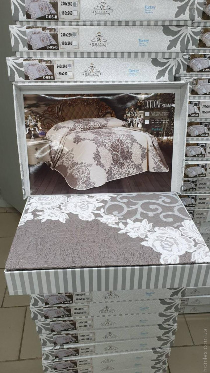 Покрывало Ambiance Cottoni 240*260 (TM Alara) Roma С-03