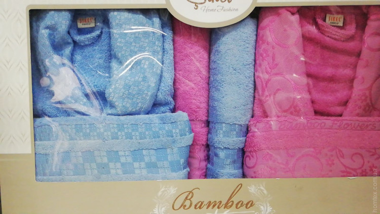 Семейный набор из халатов и полотенец Sikel модель 12 из 6-ти предметов