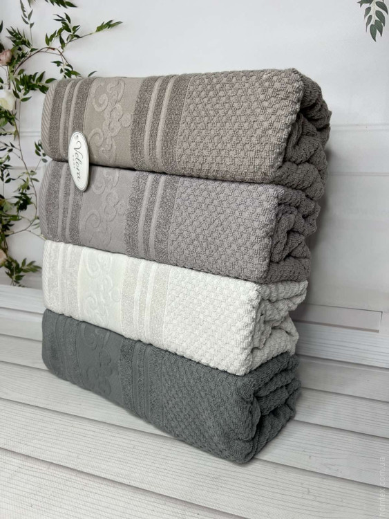 Набор махровых полотенец Velora Home из 4 шт. 50х90 см, модель 3