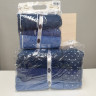 Набор махровых полотенец Zeron 50x90 см из 3 шт. 690 г/м2, синий
