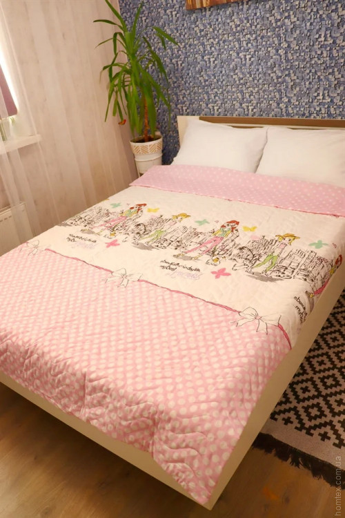 Стеганый пододеяльник-одеяло 4 сезона LightHouse Girl 160х220 см Стеганый пододеяльник-одеяло 4 сезона LightHouse Girl 160х220 см