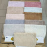 Набор ковриков для ванной Zeron Cotton Mat 50x60 см + 60x100 см, светло-персиковый