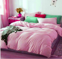 Простынь на резинке Almira mix Ярко-розовая фланель премиум 120х200+30 см