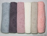 Набор махровых полотенец Cestepe Cotton Jacquard Baki из 6 штук 70х140 см